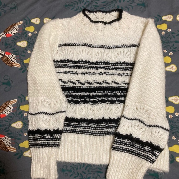 Knitted Pattern Sweater - Topshop - Small - Picture 4 of 6